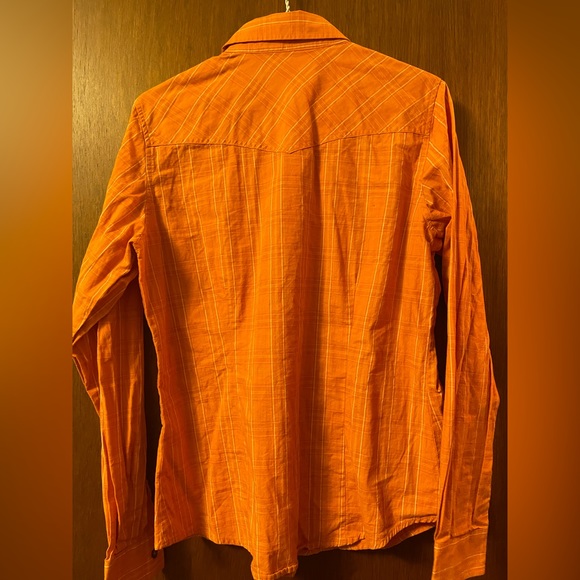 Orange button down shirt - Picture 3 of 3